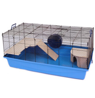 Skyline kisállat ketrec Barney- Világoskék: H100 x Sz56 x M46 cm - Kisállat kiegészítők webáruház - állateledelek