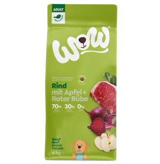 2x6 kg WOW Adult marha száraz kutyatáp - Kisállat kiegészítők webáruház - állateledelek