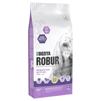 2x12kg Bozita Robur Sensitive Grain Free Active bárány száraz kutyatáp - Kisállat kiegészítők webáruház - állateledelek