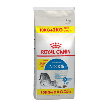 12 kg Royal Canin Indoor 27 száraz macskaeledel - 2 kg ingyen! - Kisállat kiegészítők webáruház - állateledelek