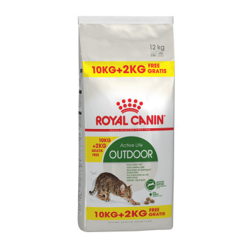 12 kg Royal Canin Active Life Outdoor száraz macskaeledel - 2 kg ingyen! - Kisállat kiegészítők webáruház - állateledelek