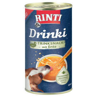 12x185ml Rinti Drinki Kacsa kutya snack - Kisállat kiegészítők webáruház - állateledelek