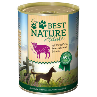 12x400g Best Nature Dog Adult Bárány