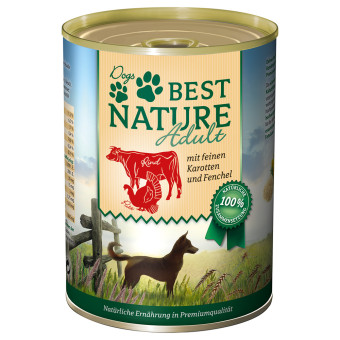 12x400g Best Nature Dog Adult Pulyka