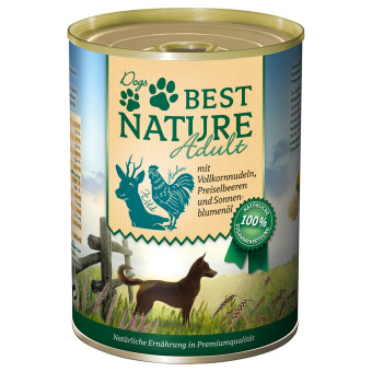 12x400g Best Nature Dog Adult Vad