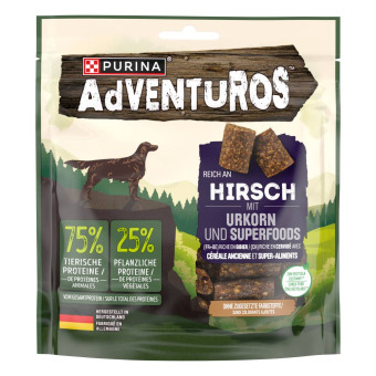 12x90g PURINA Adventuros szarvas & ősgabona kutyasnack - Kisállat kiegészítők webáruház - állateledelek