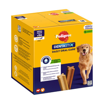 168db Fogápoló snack: Pedigree Dentastix nagy testű kutyáknak (>25 kg) - Kisállat kiegészítők webáruház - állateledelek