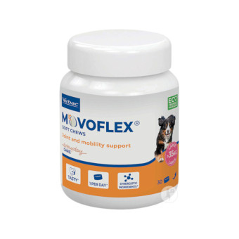 180g Virbac Movoflex Soft Chews Joint and Mobility Support kutya vitamin - Kisállat kiegészítők webáruház - állateledelek
