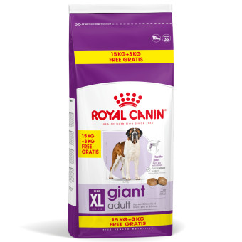 18kg Royal Canin Giant Adult száraz kutyatáp 3 kg ingyen - Kisállat kiegészítők webáruház - állateledelek