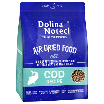 2 x 1 kg | Dolina Noteci Superfood Feline tőkehallal