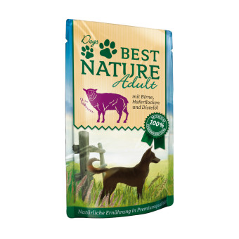 24x150g Best Nature Adult Dog Bárány & körte nedves kutyatáp - Kisállat kiegészítők webáruház - állateledelek