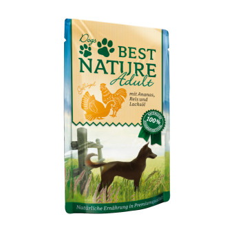 24x150g Best Nature Adult Dog Szárnyas & ananász nedves kutyatáp - Kisállat kiegészítők webáruház - állateledelek