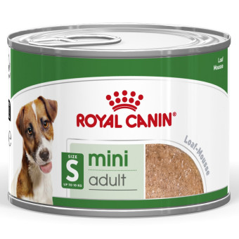 24x195g Royal Canin Mini Adult Mousse nedves kutyatáp - Kisállat kiegészítők webáruház - állateledelek