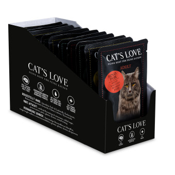 24x85g Cat's Love nedves macskatáp Vegyes csomag - Kisállat kiegészítők webáruház - állateledelek
