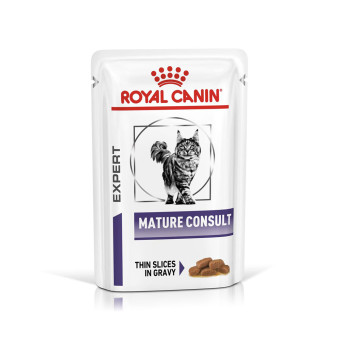 24x85g Royal Canin Expert Feline Mature Consult szószban nedves macskatáp - Kisállat kiegészítők webáruház - állateledelek