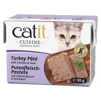 24x95g Catit Cuisine pástétom Pulyka