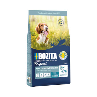 2x12kg Bozita Original száraz kutyatáp - Sensitive Digestion bárány & rizs - Kisállat kiegészítők webáruház - állateledelek