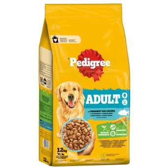 2x12kg Pedigree Adult hal & zöldség száraz kutyatáp - Kisállat kiegészítők webáruház - állateledelek