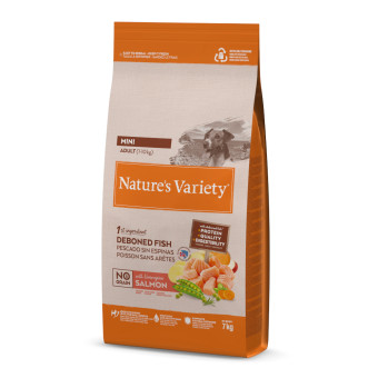 7kg Nature's Variety No Grain Adult Mini lazac száraz kutyatáp - Kisállat kiegészítők webáruház - állateledelek