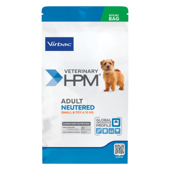 3kg Virbac Veterinary HPM Adult Dog Neutered Small & Toy