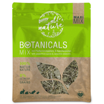 3x400g Bunny All Nature Botanicals Maxi Mix borsmentalevél & kamillavirág kisállat snack - Kisállat kiegészítők webáruház - állateledelek