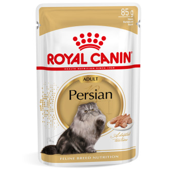 Royal Canin Persian Adult - Kiegészítésül: 24 x 85 g Royal Canin Breed Persian nedvestáp - Kisállat kiegészítők webáruház - állateledelek