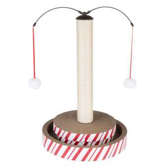 TIAKI 4 az 1-ben Multitoy kaparófa macskáknak 40x40x62cm - Kisállat kiegészítők webáruház - állateledelek