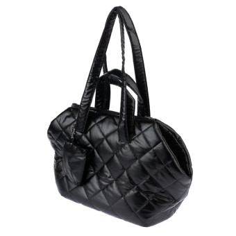 TIAKI Deluxe Fuzz kutyahordozó táska kutyáknak - H 48 x Sz 20