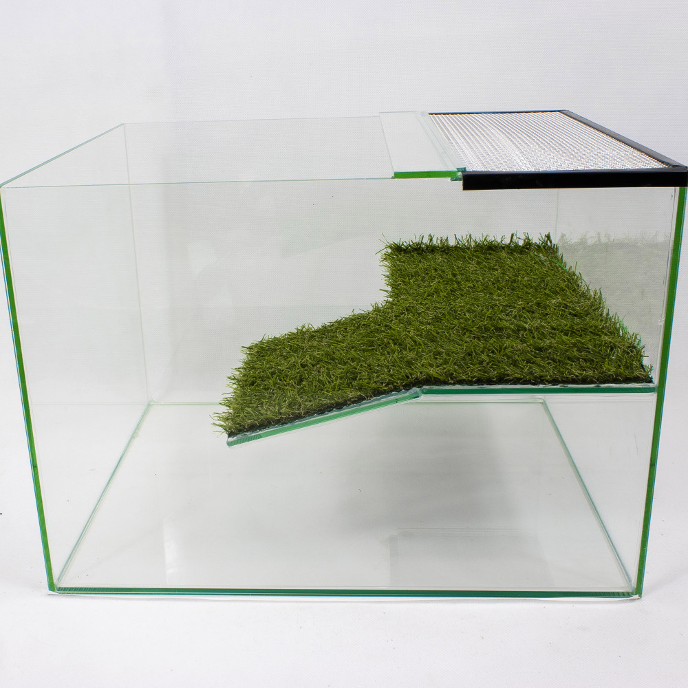 Kisállat webáruház - 100 x 50 x 50 cm | Prémium minőségű Teknős akvaterrárium kilépővel termékek