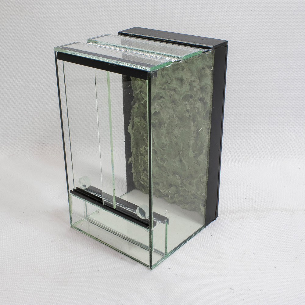 Kisállat webáruház - 30 x 30 x 50 cm | Prémium minőségű terrárium | 2D sziklaháttérrel termékek