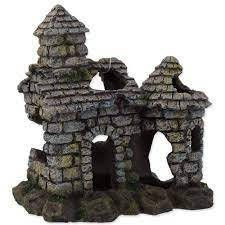 Kisállat webáruház - Aqua Excellent Ancient Castle Ruin | Dekoráció (kastélyrom) - 21,5X13,5X16 cm termékek