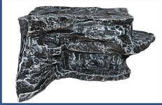 Kisállat webáruház - AquaDeckor | Sarok teknőssziget (L) akvaterráriumba - 33x24x18 cm termékek