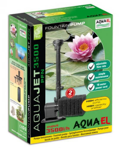 Kisállat webáruház - AquaEl AquaJet PFN-3500 | Szökőkút szívattyú termékek