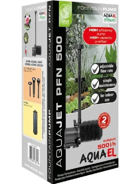 Kisállat webáruház - AquaEl AquaJet PFN-500 | Szökőkút szívattyú termékek