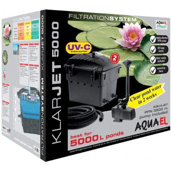 Kisállat webáruház - AquaEl Klarjet 5000 UV-C | Kerti tavi szűrő termékek