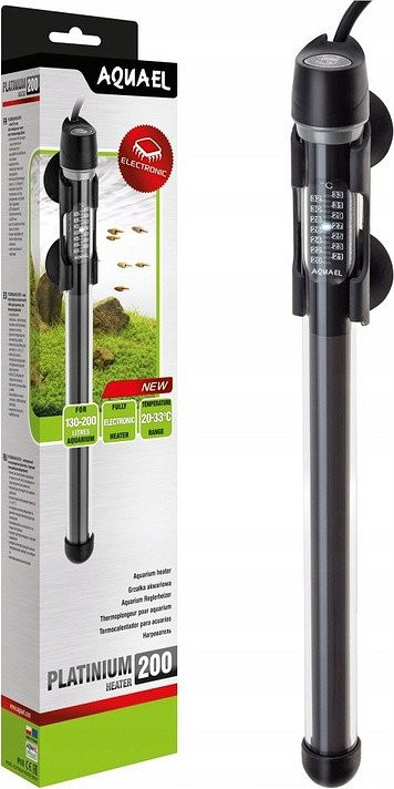 Kisállat webáruház - AquaEl Platinium - Termosztátos akvárium fűtő - 200 W termékek