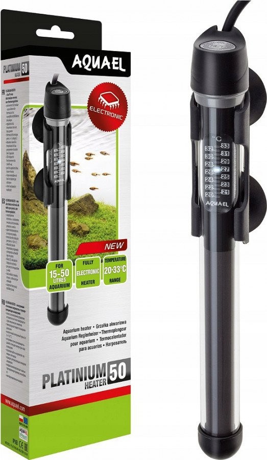 Kisállat webáruház - AquaEl Platinium | Termosztátos akvárium fűtő - 50 W termékek