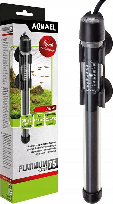 Kisállat webáruház - AquaEl Platinium | Termosztátos akvárium fűtő - 75 W termékek