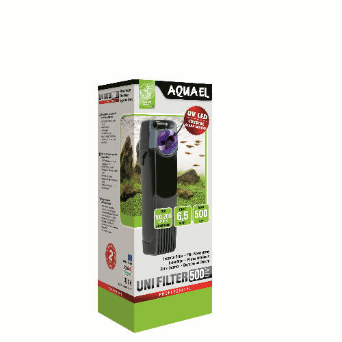 Kisállat webáruház - AquaEl Uni Filter UV Power 500 | UV Sterilizátoros akváriumi belső szűrő készülék termékek