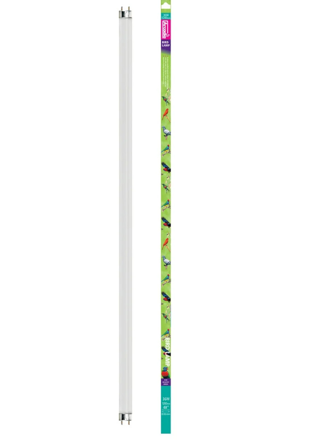 Kisállat webáruház - Arcadia | BIRD LAMP T8 | UVB fénycső a D3-vitamin termelés támogatásához díszmadarak számára 2.4% – 36 W/120 cm termékek