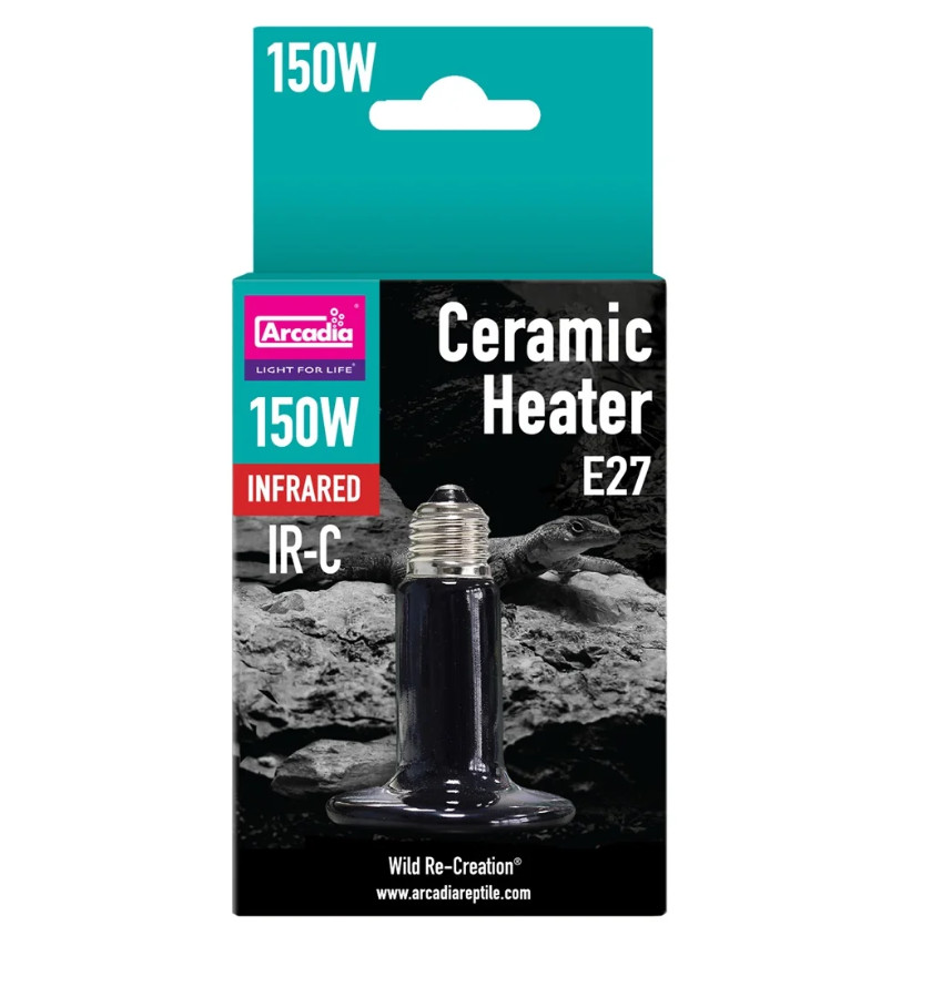 Kisállat webáruház - Arcadia | Ceramic Heater| Kerámia fűtőtest hüllők számára - 150 W termékek