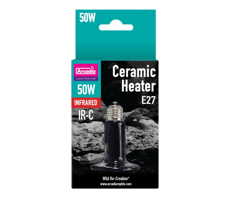 Kisállat webáruház - Arcadia | Ceramic Heater| Kerámia fűtőtest hüllők számára - 50 W termékek