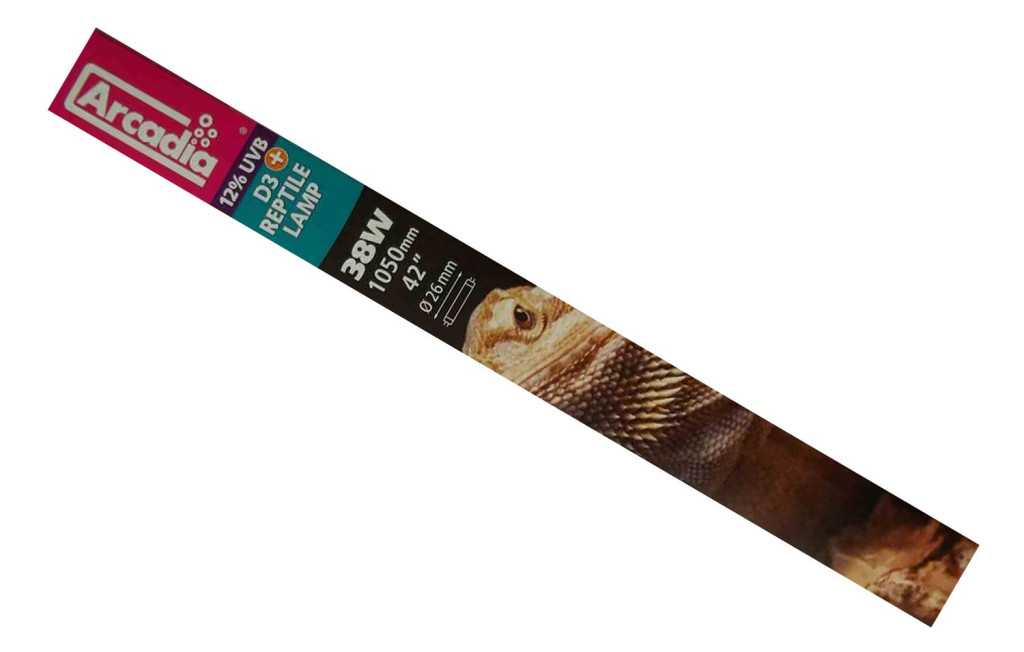 Kisállat webáruház - Arcadia | D3+ Reptile Lamp | UVB fénycső magas UVB-igényű hüllőknek 12 % - 38 W/105cm termékek