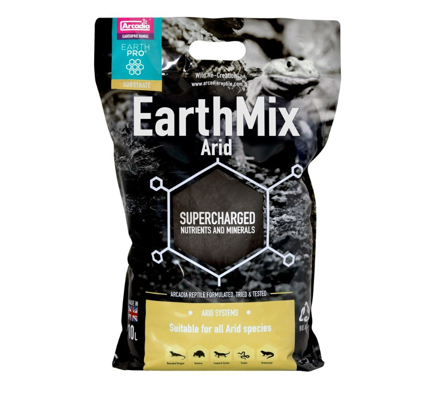 Kisállat webáruház - Arcadia | EarthMix Arid | Bioaktív terráriumi talajkeverék szárazságtűrő hüllők számára – 10 liter termékek