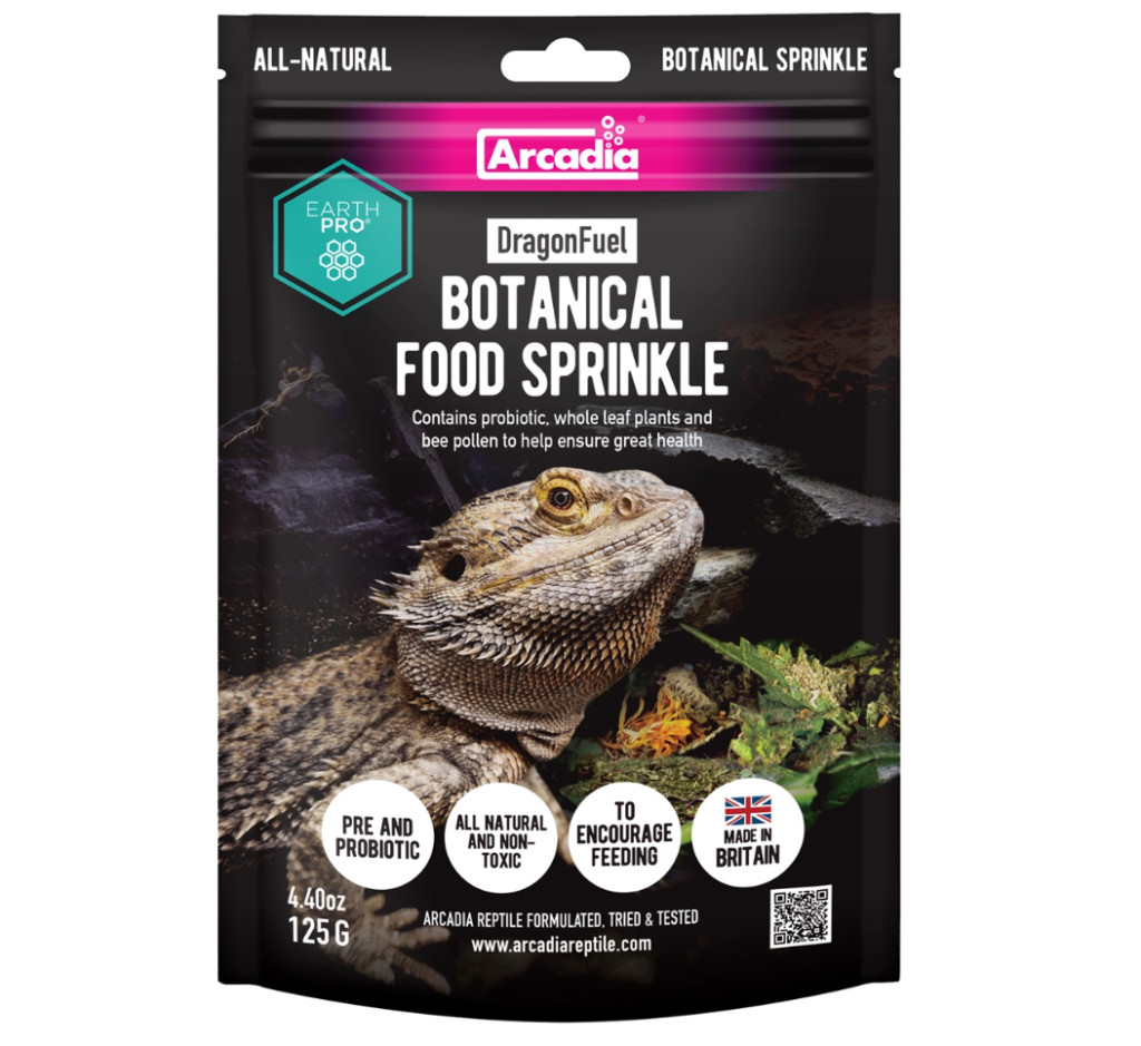 Kisállat webáruház - Arcadia | EarthPro DragonFuel | Szárított növénykeverék rovar-és növényevő hüllők számára – 125 g termékek