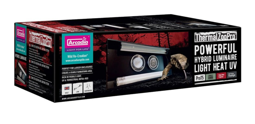 Kisállat webáruház - Arcadia | ThermalZoo Pro Twin | Hibrid fűtési és teljes spektrumú világítás terráriumi hüllők számára termékek