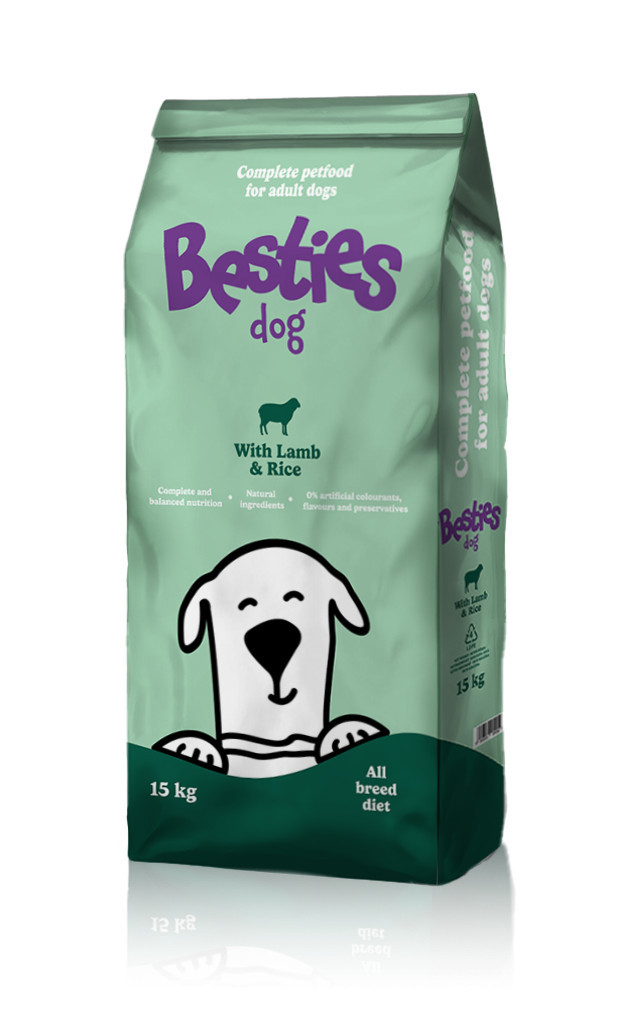 Kisállat webáruház - Besties Dog bárány rizzsel száraz kutyatáp 15 kg termékek