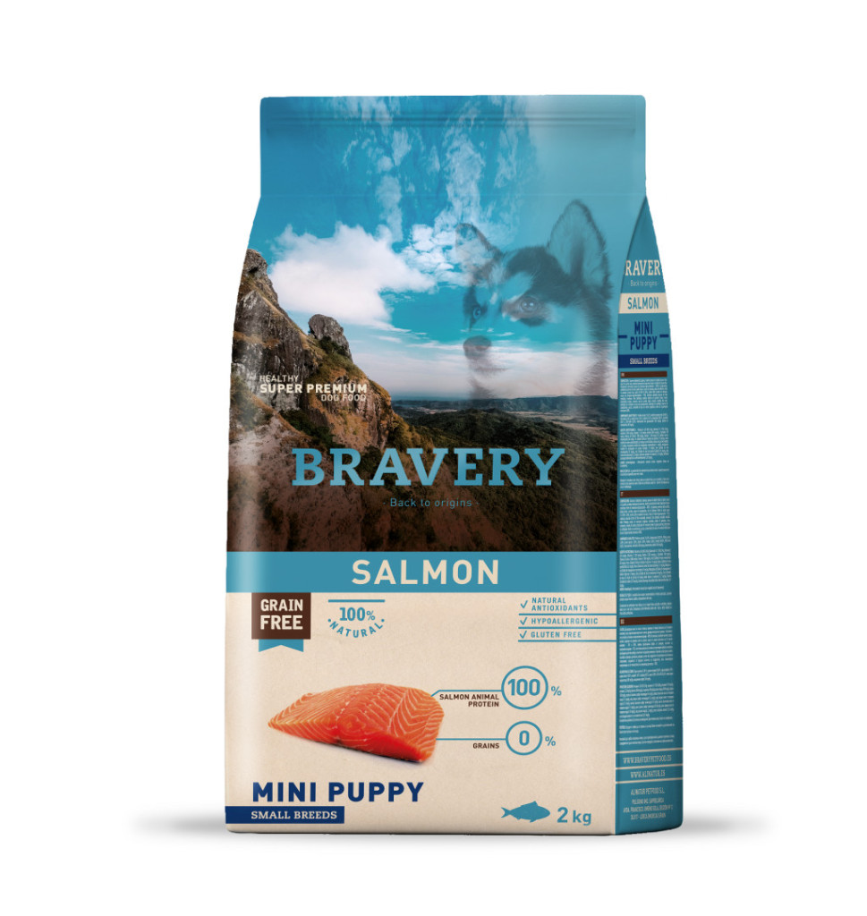 Kisállat webáruház - Bravery Salmon Mini Puppy Small Breeds 2 kg kutyatáp termékek
