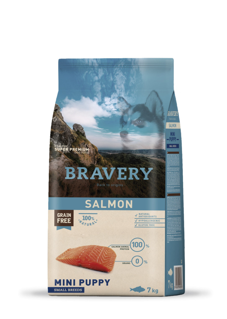 Kisállat webáruház - Bravery Salmon Mini Puppy Small Breeds 7 kg kutyatáp termékek