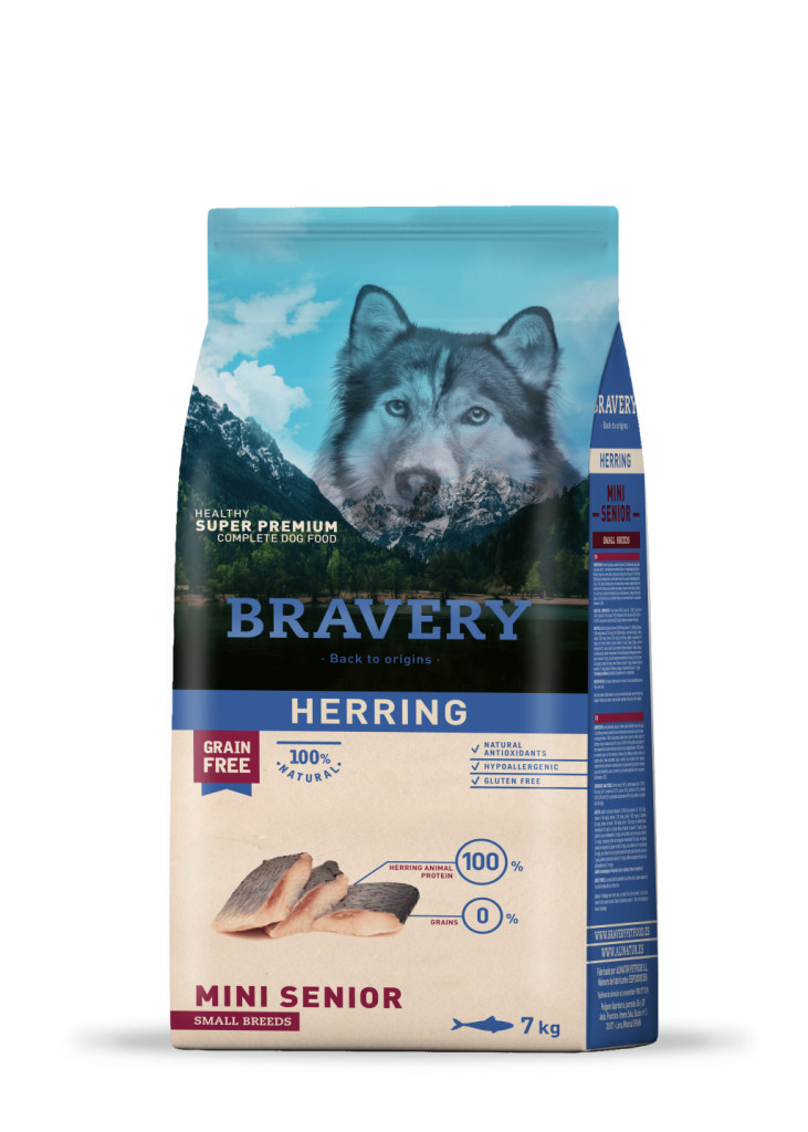 Kisállat webáruház - Bravery Senior Herring Mini Small Breeds 7 kg kutyatáp termékek